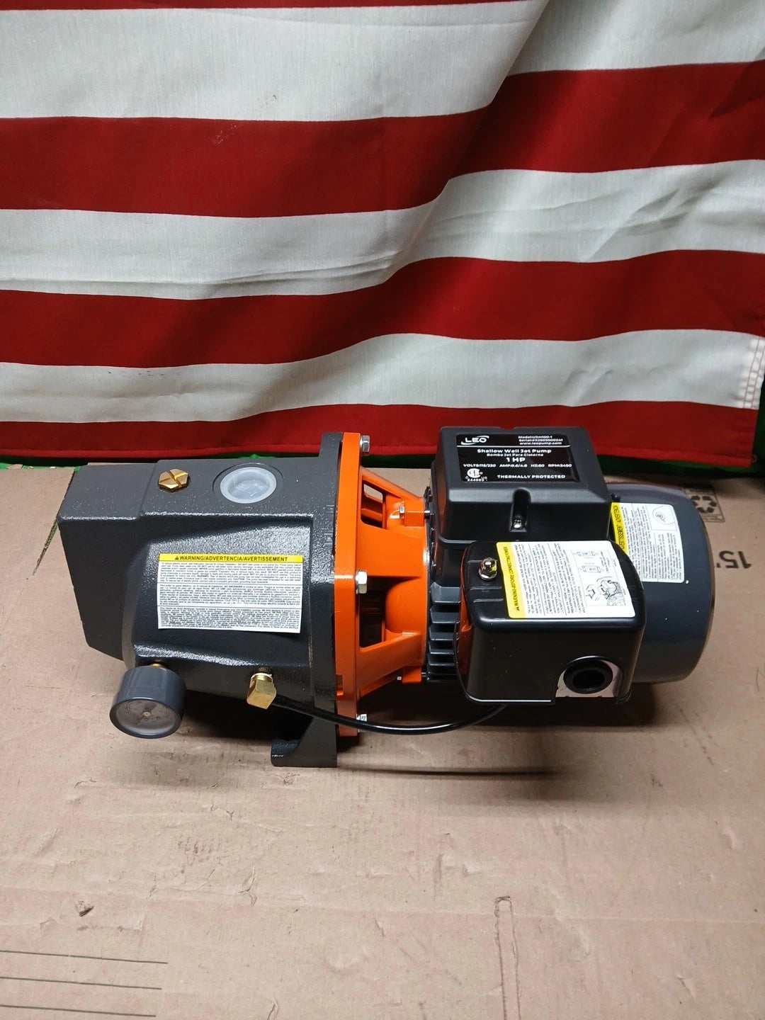 Leo 1 HP 115/230-Volt Cast Iron Shallow Well Jet Pump SJC100-1