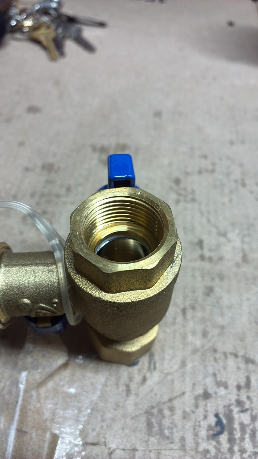 Rheem RTG20326 Brass Service Valve Kit 3/4" FIP Union x FIP, OB