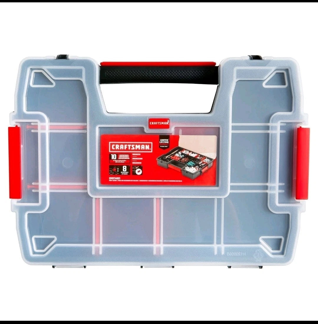 CRAFTSMAN Storage Organizer Small Parts Organizer 3-Packs with 10-Compartment...
