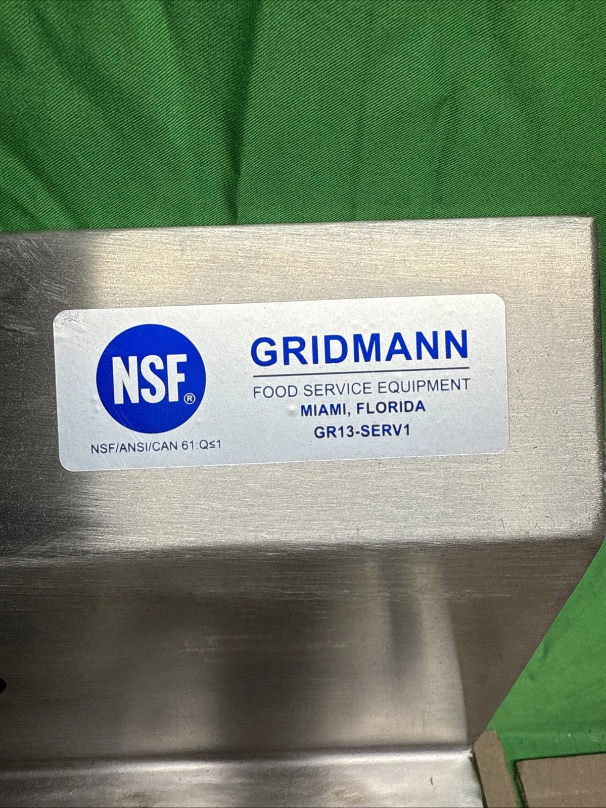 Stainless Steel Wall Mount Hand Wash Basin NSF Certified 17x15 with Gooseneck...