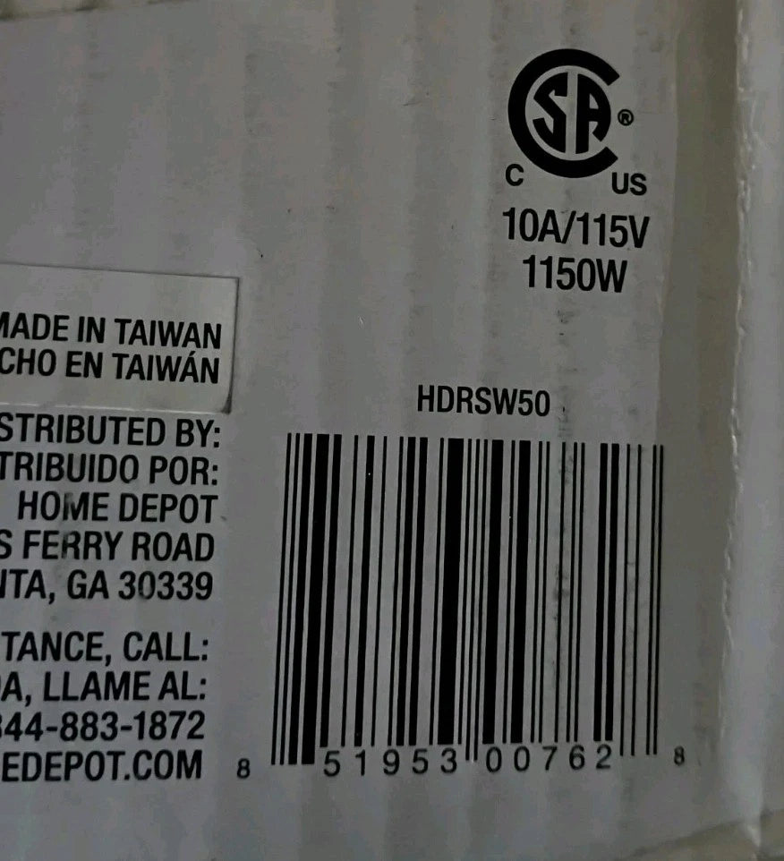 Everbilt 1/2 HP Submersible Sewage Ejector Pump (HDRSW50) Tethered Switch Used
