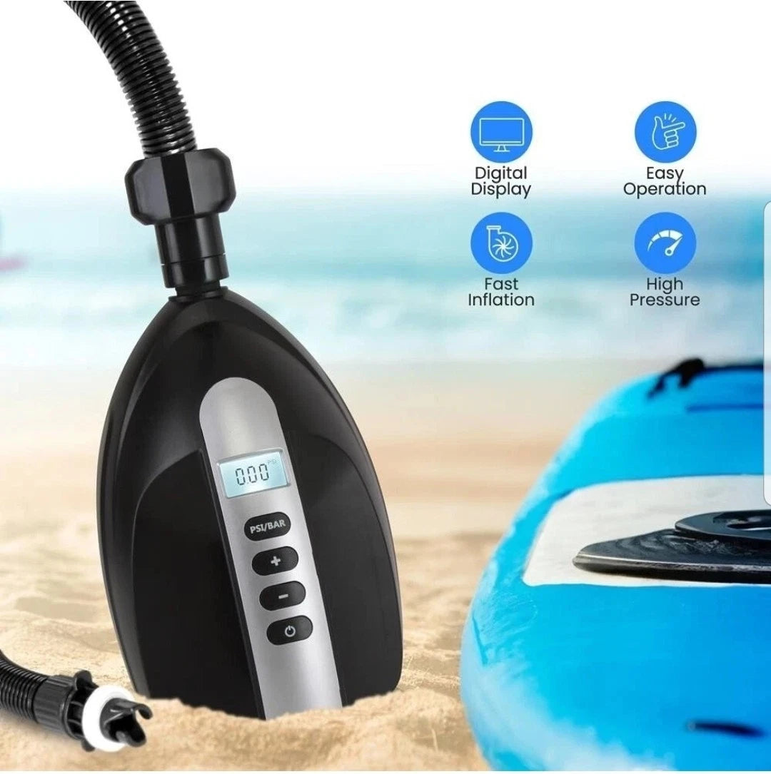 SereneLife Electric Air Pump for SUP Inflatables Quick Inflator SLPUMP20
