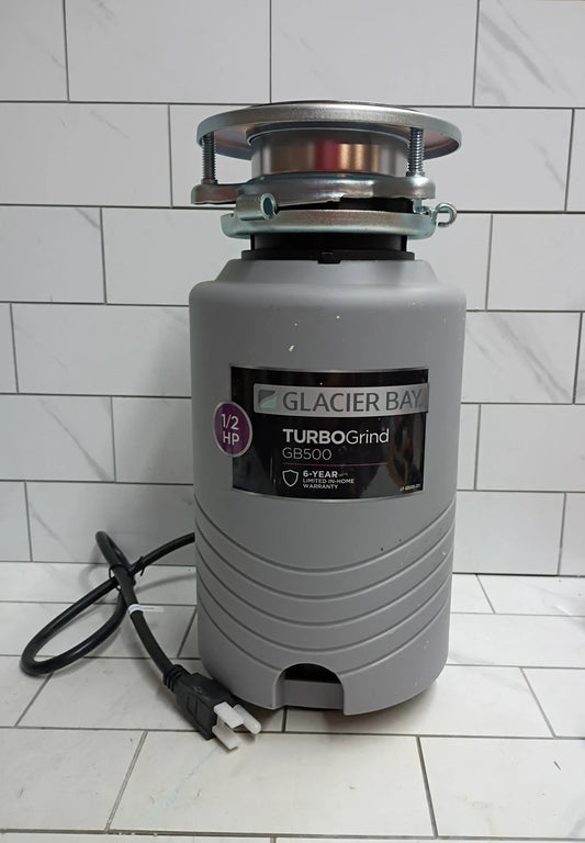 Glacier Bay GB500 Turbo Grind 1/2hp Garbage Disposal - Open Box