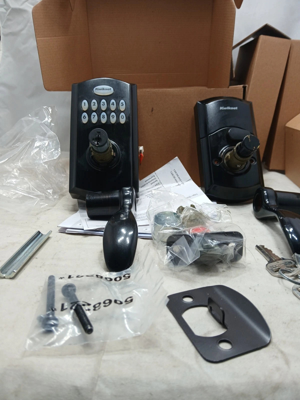 Kwikset SmartCode 955 Pembroke Light Commercial 10Button Keypad Electronic OB