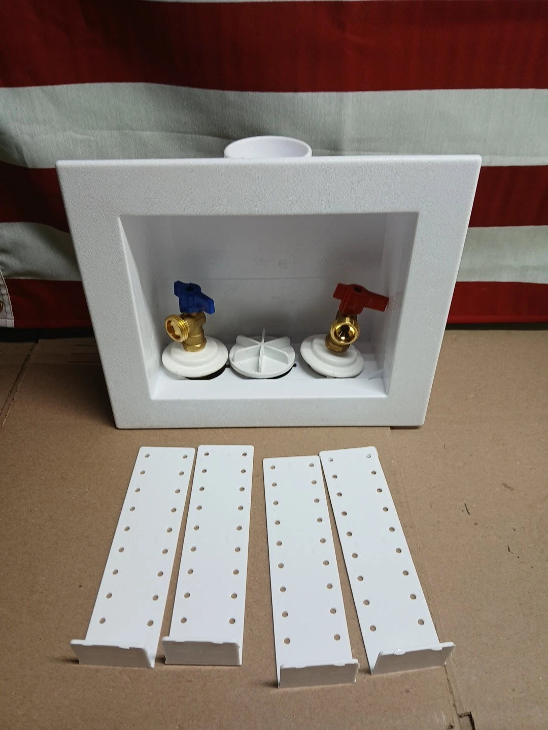 Oatey Quadtro Washing Machine Outlet Box 1/4" Turn x 2" Hub 38528 OB