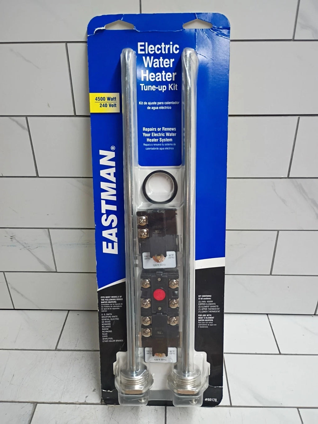 EASTMAN 60178 Electric Water Heater Tune-Up Kit Thermostats & Elements New