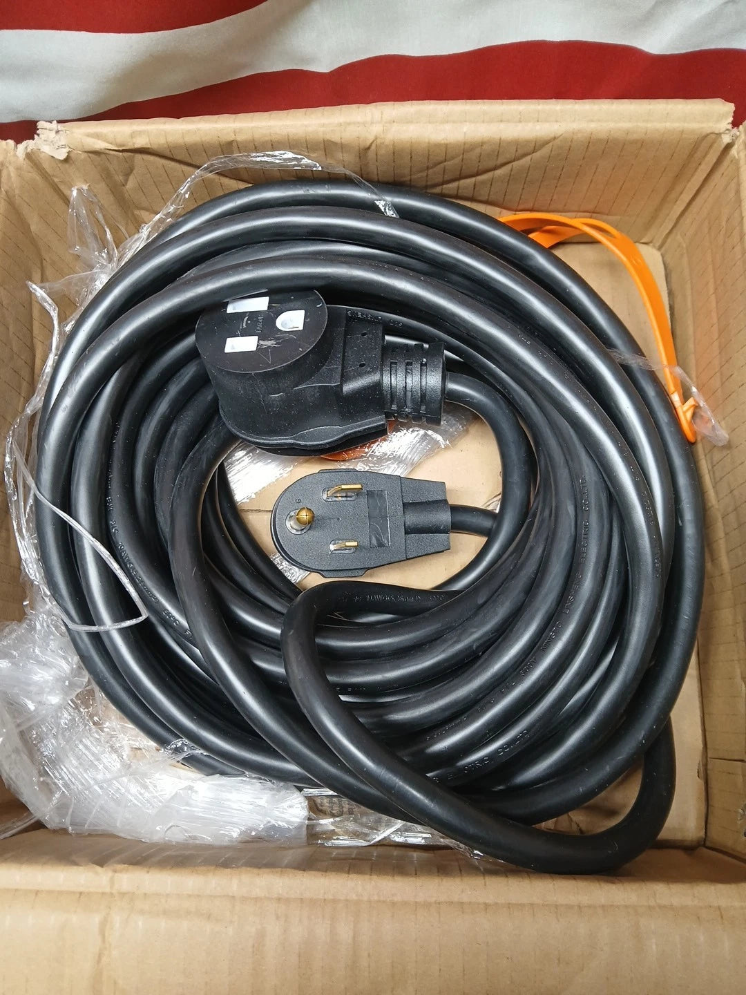 VEVOR 50Ft 50 Amp RV Extension Cord Durable Premium Power Cord RV 26.5mm Wire