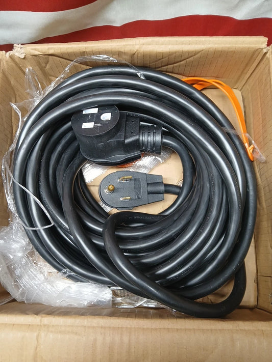 VEVOR 50Ft 50 Amp RV Extension Cord Durable Premium Power Cord RV 26.5mm Wire