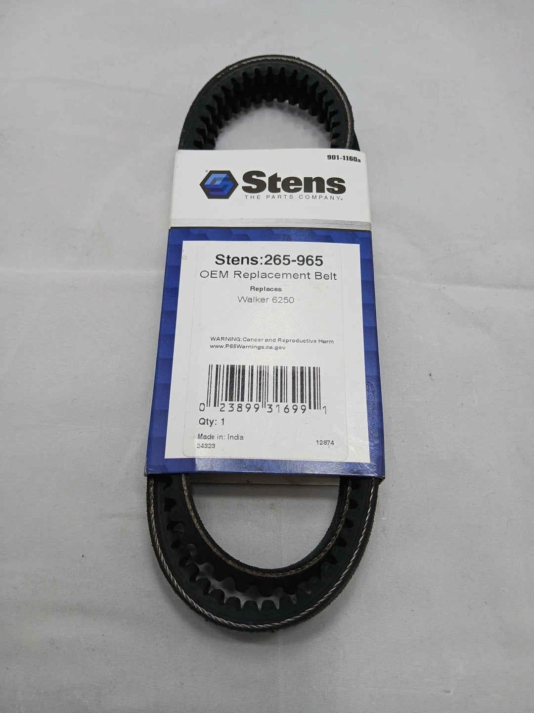 Stens OEM Replacement Belt 265-965 for Walker 6250 NEW