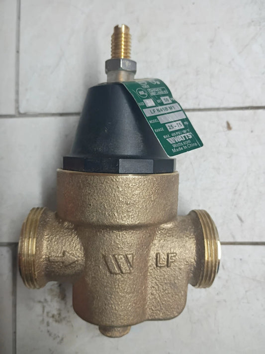 WATTS LFN45B-M1, 3/4” 50 PSI PRESSURE REDUCING VALVE, RANGE 25-75 PSI OB