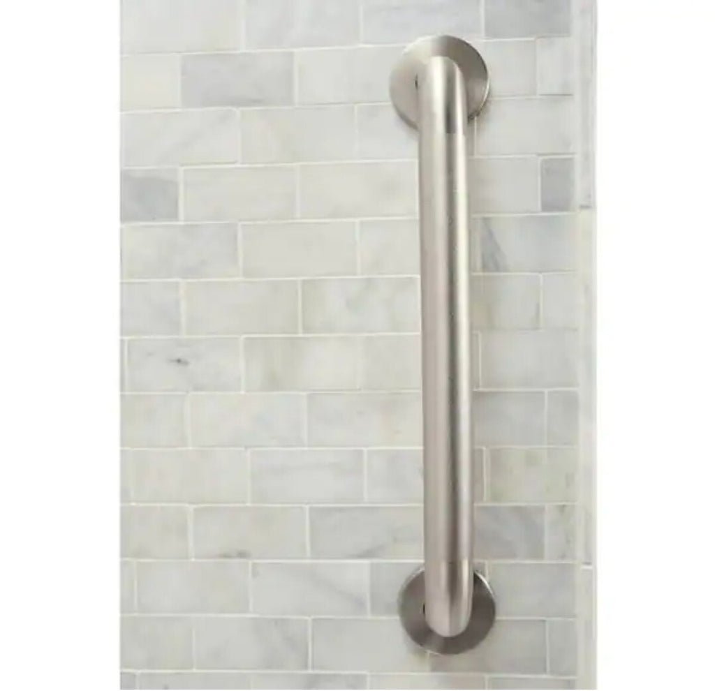 MOEN Home Care 12" Peened Concealed Screw Grab Bar Stainless Steel R8712P NEW