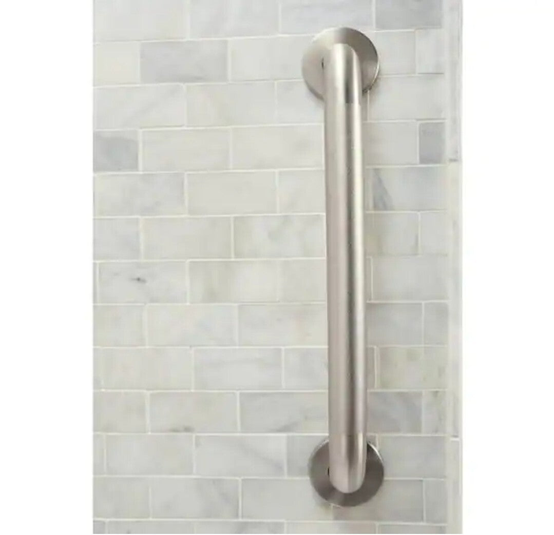 MOEN Home Care 12" Peened Concealed Screw Grab Bar Stainless Steel R8712P NEW