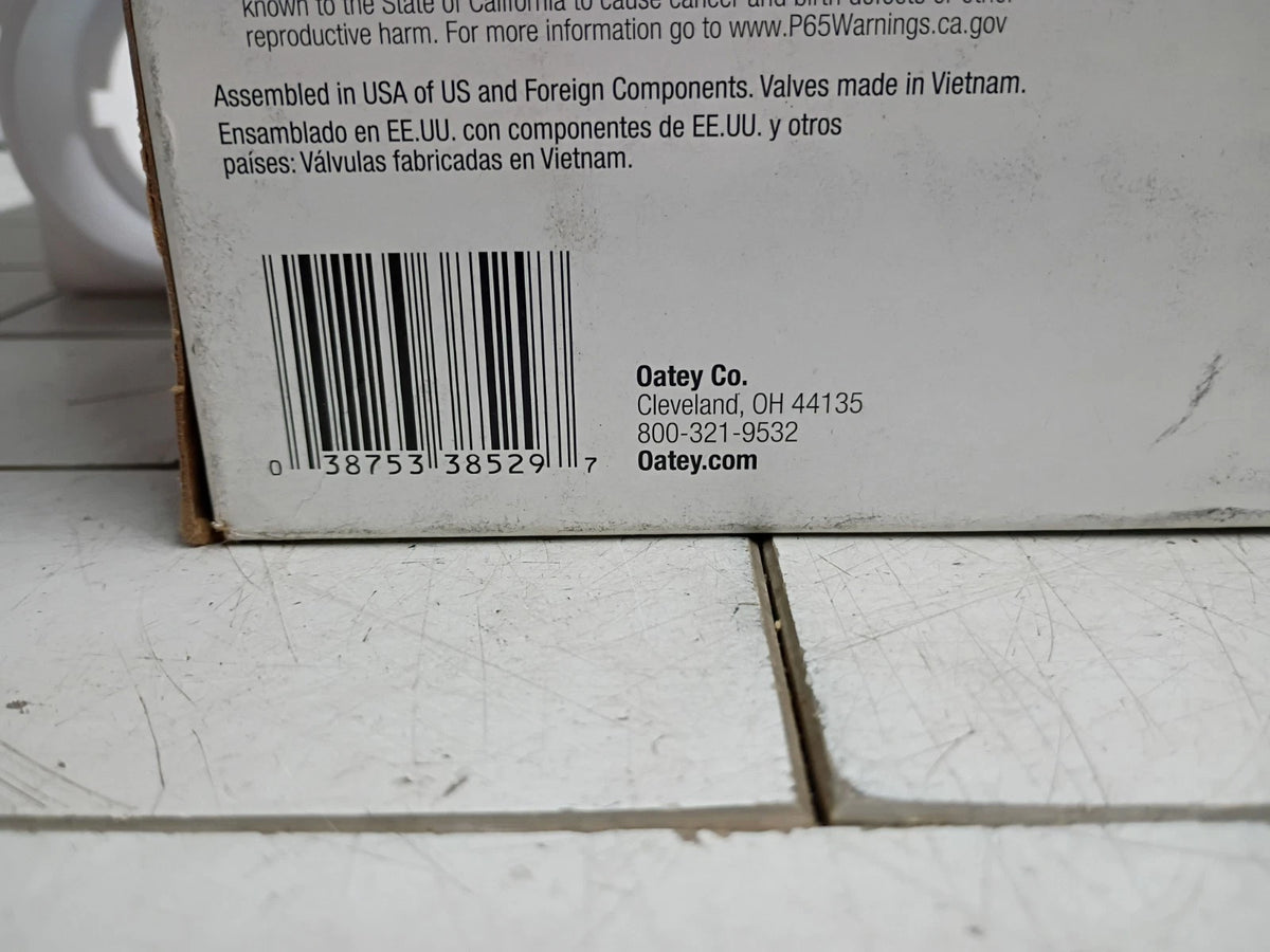 (2 Pack) Oatey 38529 Washing Machine Center Drain Outlet Box With Swt Valves OB