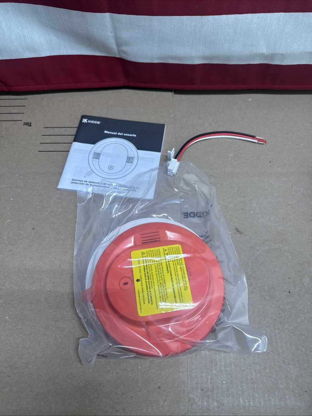 Kidde 20SA10 Hardwired Smoke Detector with Photoelectric sensor New Open Box
