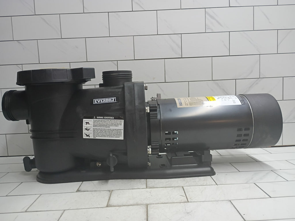 Everbilt SPP10002-2SP  1HP Pool Pump 2 Speed 230V ***NO UNIONS*** OPEN BOX