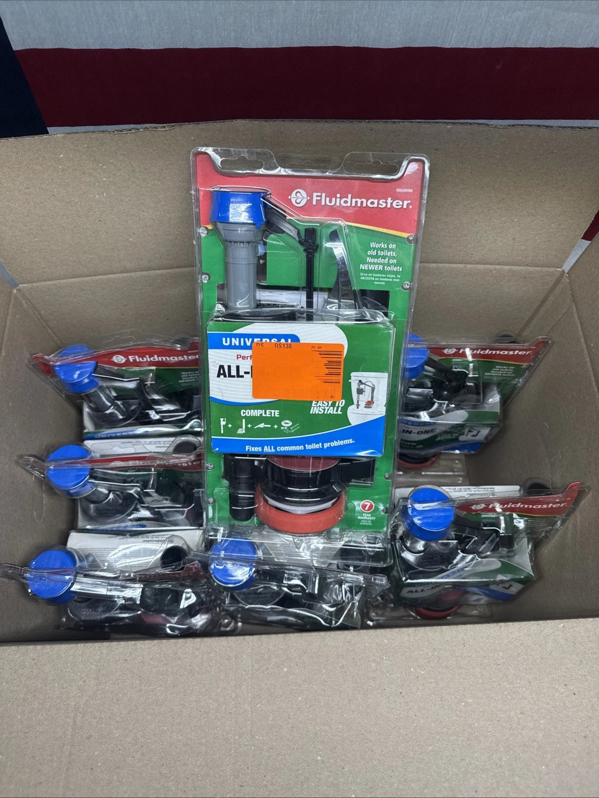 LOT OF 9 Fluidmaster Universal Complete. Toilet Rebuild Repair Kit 10 H 400ARHRK