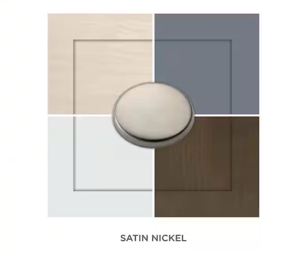 40 pack Liberty Modern Square Cabinet Knobs Satin Nickel 1-3/16" P26803C-SN-U1