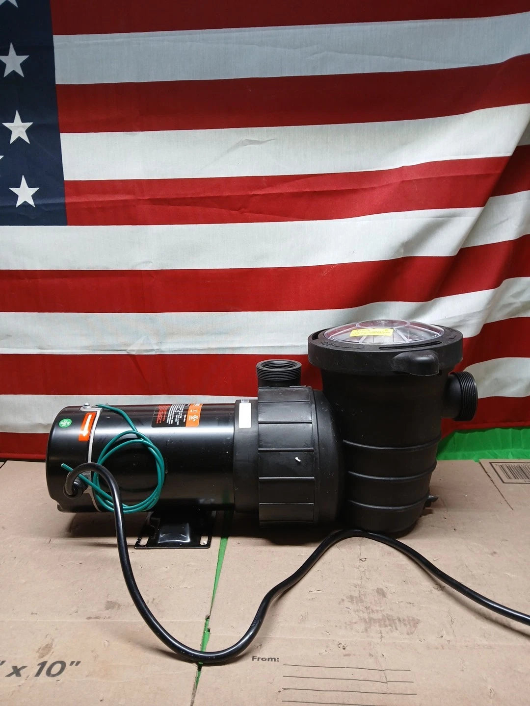 VEVOR Swimming Pool Pump 1.5HP 115V 1100W, Single Speed Pumps for Above Ground,