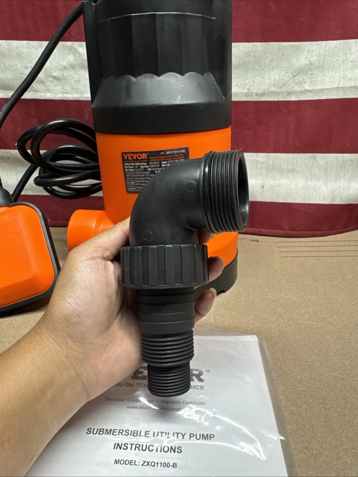 Submersible Utility Pump ZXQ1100-B