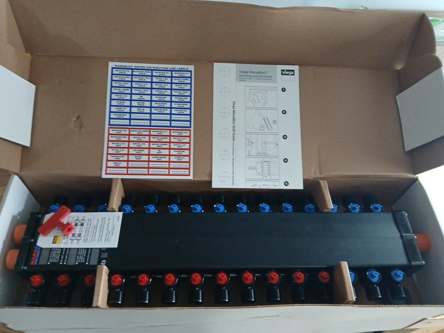 Viega Manabloc 1/2 in. 30 port Polysulfone Distribution Manifold New OB