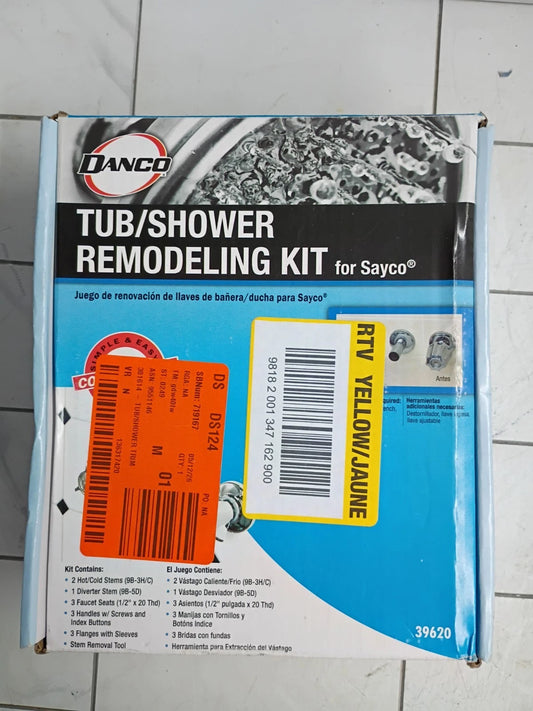 Danco 39620 Tub/Shower Remodeling Kit for Sayco Open Box Complete Set