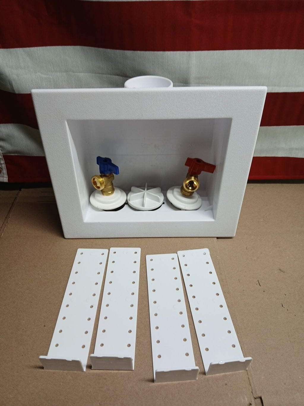 Oatey Quadtro Washing Machine Outlet Box 1/4" Turn x 2" Hub 38528 OB