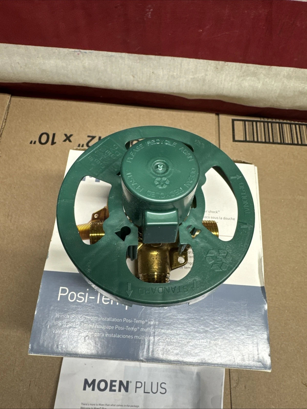 Moen 82510 1/2 Inch Posi-Temp Pressure Balanced Rough-In Tub/shower Valve, OB