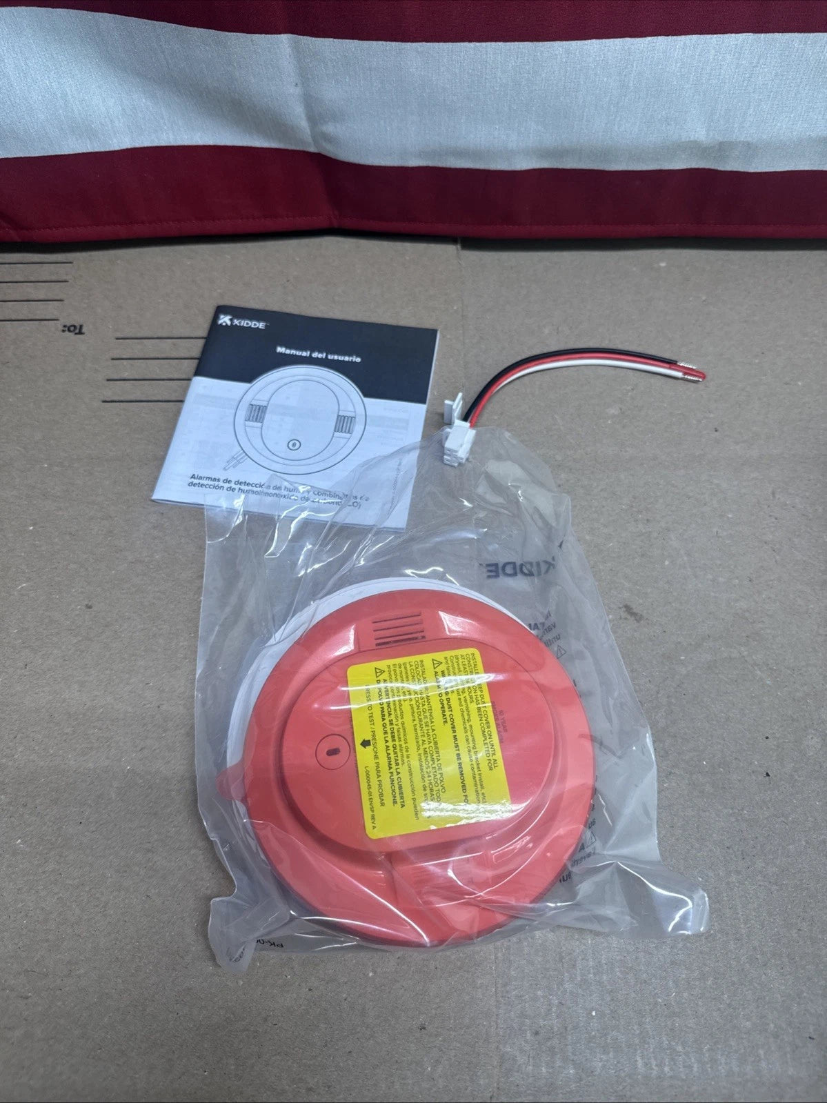Kidde 20SA10 Hardwired Smoke Detector with Photoelectric sensor New Open Box
