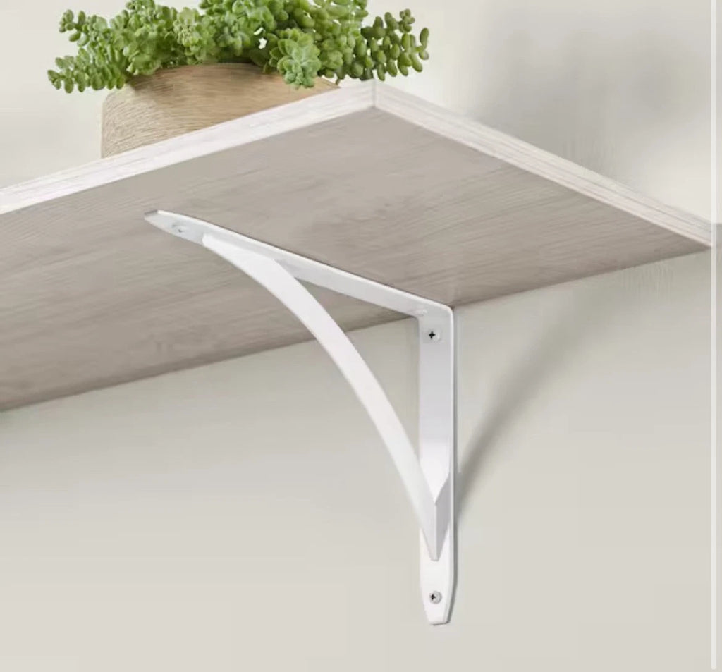 10-PACK Everbilt 10" White Cove Arch Decorative Shelf Brackets NEW