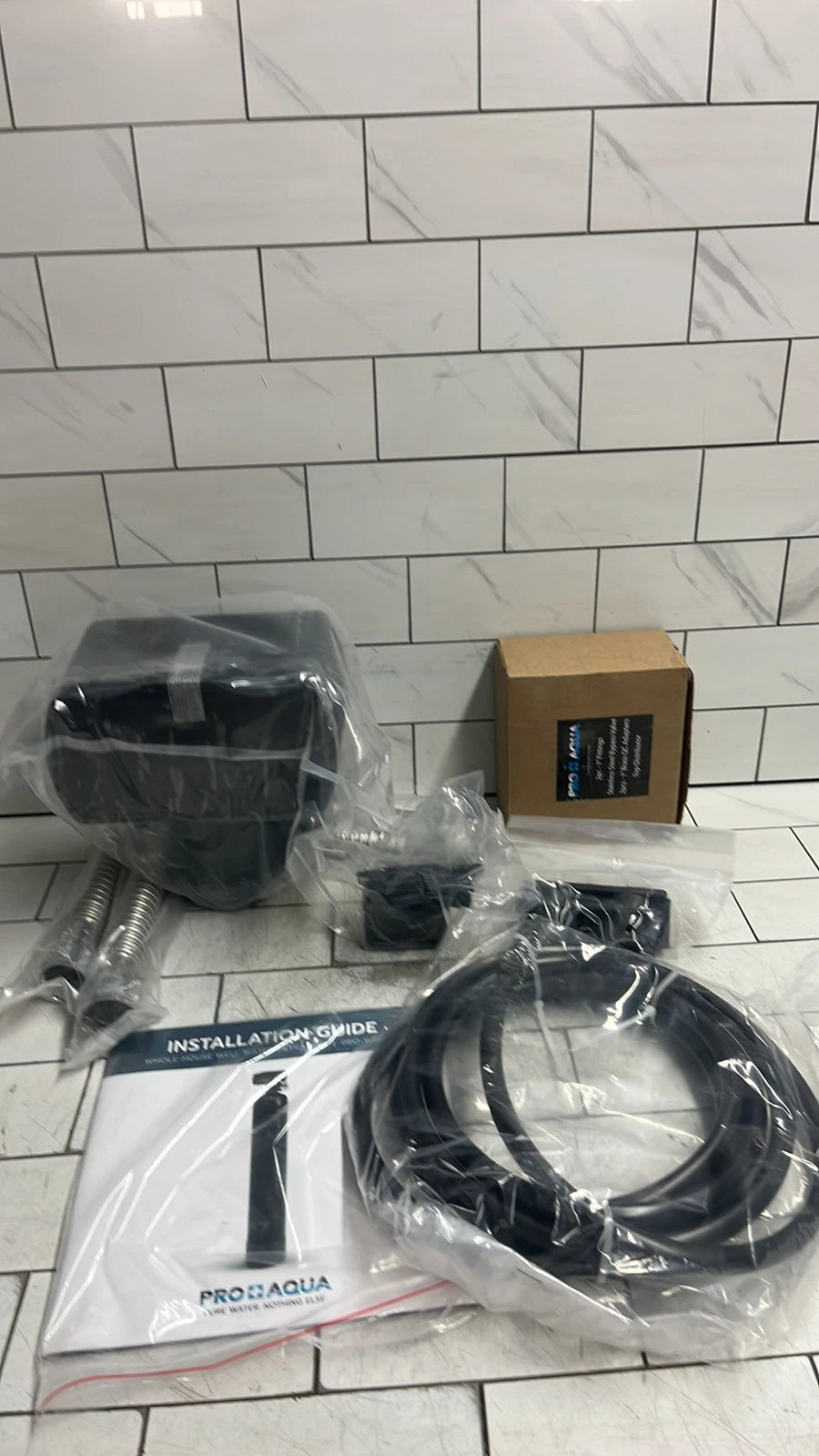 PRO+AQUA PRO-WELL-KIT Whole House Well Water Filtration DIGITAL VALVE New OB