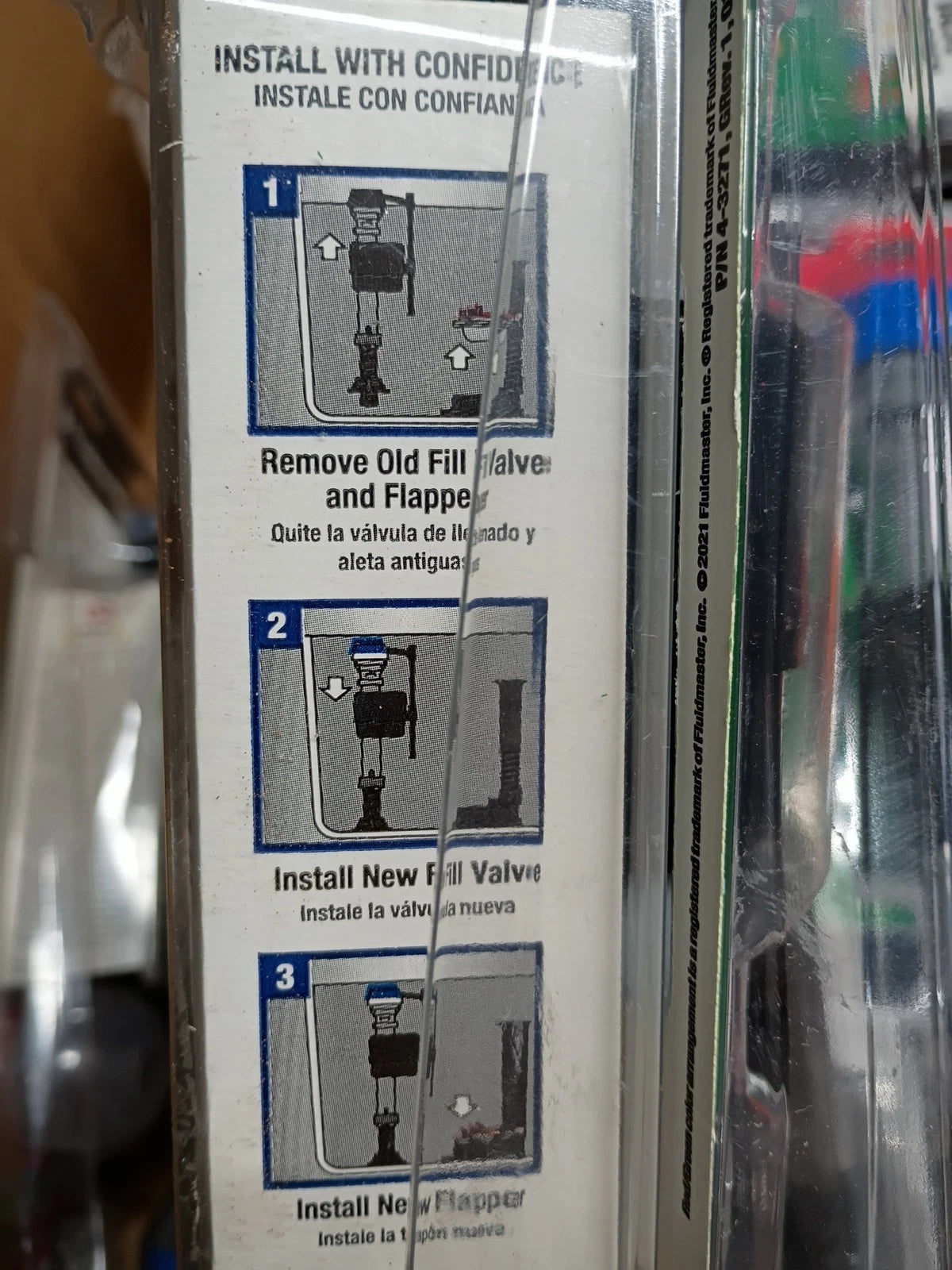 10PK Fluidmaster Universal PerforMAX Fill Valve, 3" Flapper, K-400H-040, OB