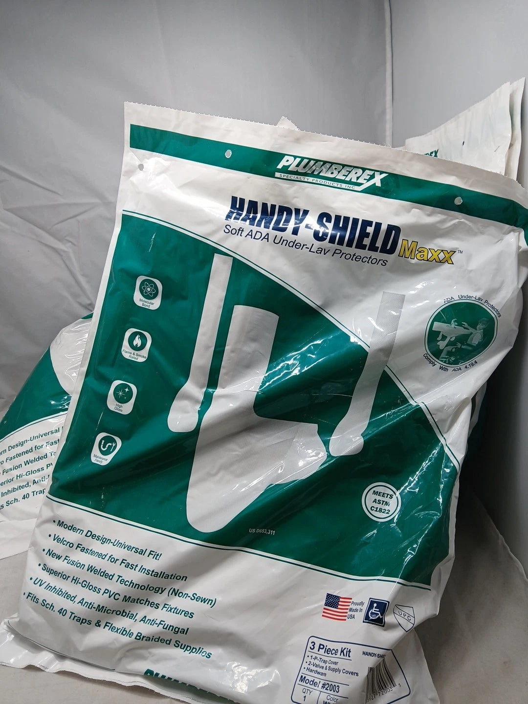 10 Pack Plumberex Handy Shield MAXX Under-Lavatory Protector #2003 White