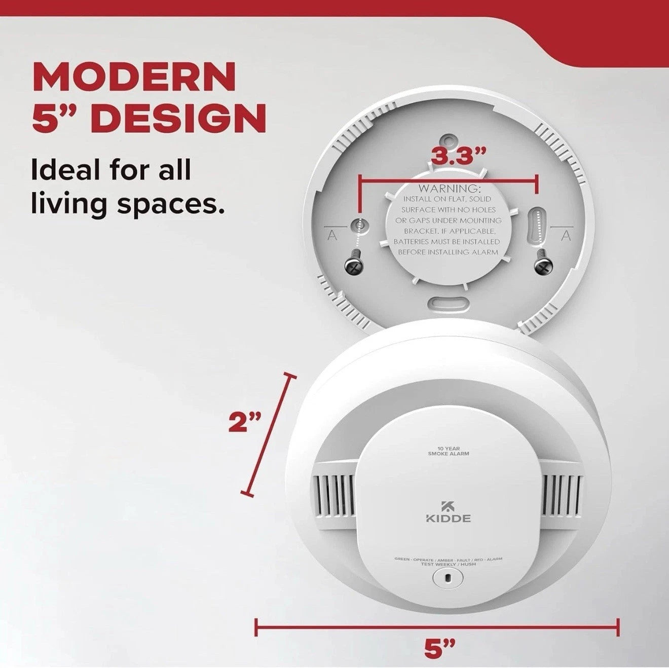 Kidde Detect 20SD10-V Smoke Alarm New Open Box