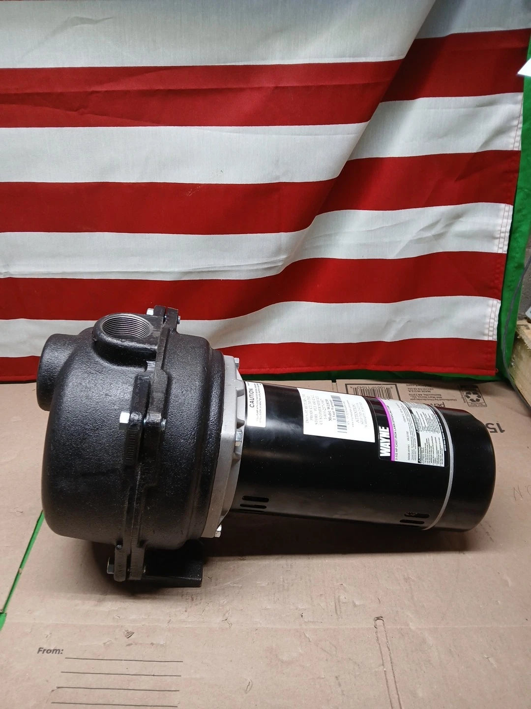 Wayne 1-1/2 HP Cast Iron Quick-Prime Lawn-Sprinkler Pump. NOB/