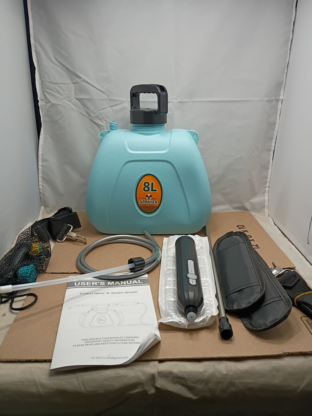 8L Rechargeable Electric Garden Plant Sprayer Battery Powered Pump Sprayer Ob
