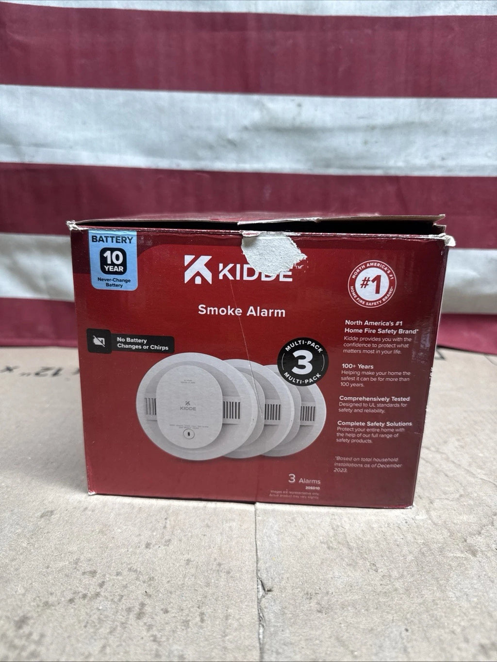 Kidde Smoke Alarm 3-pack 20SD10