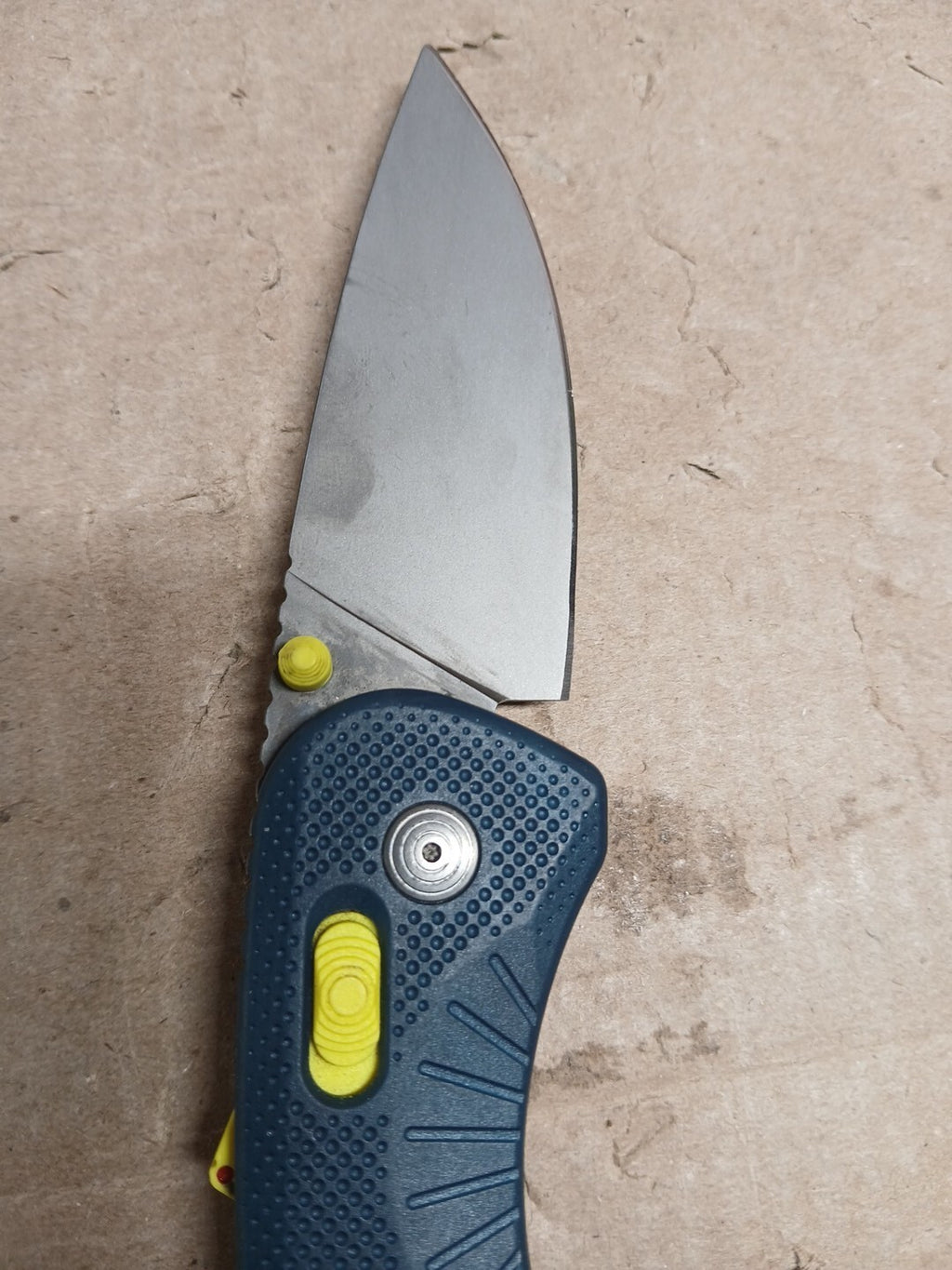 SOG Aegis AT Indigo & Acid 3.13" Drop Point Assisted Folding Blade (USED)