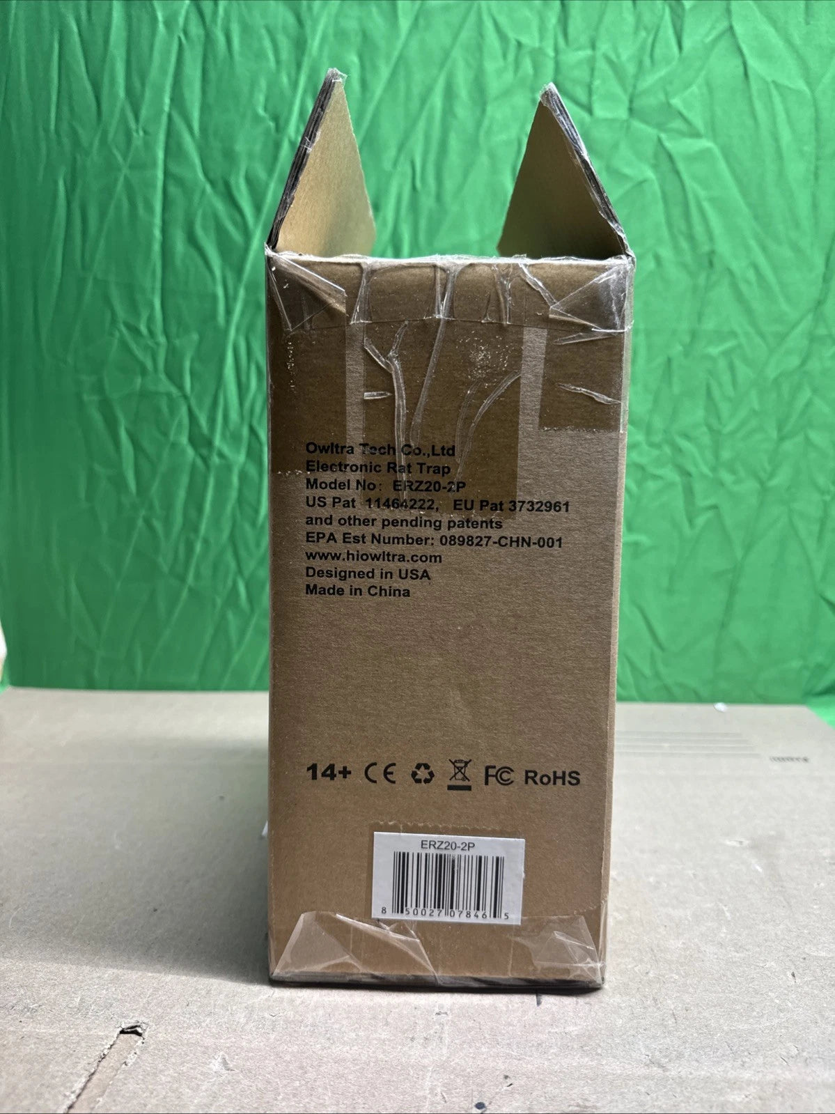 Reliable Electric Rat Trap 2PCS, Quick Elimination