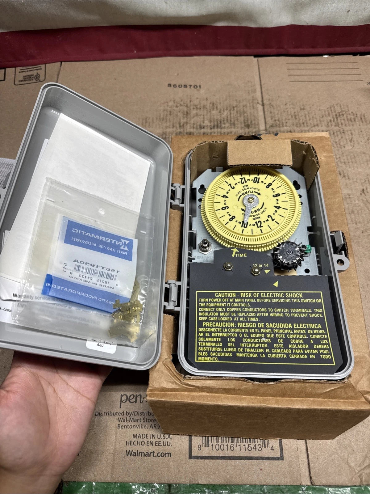Intermatic T8805P101C 125V SPST Irrigation Timer NEMA 3R Case