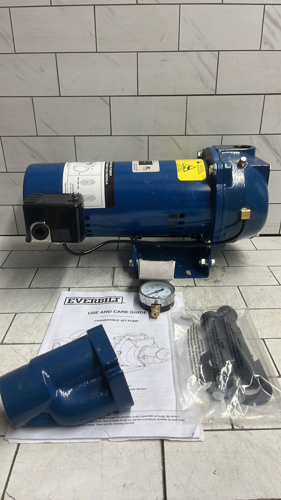 Everbilt HDCWJ10 1HP Professional Convertible Jet Pump *FOR PARTS*