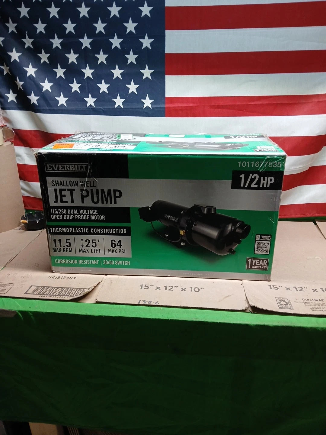 Everbilt Shallow Well Jet Pump Plastic 1/2HP HDSWJ5P