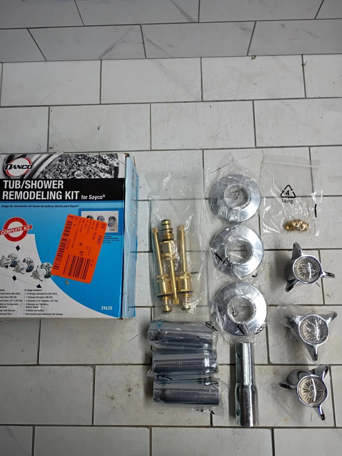 Danco 39620 Tub/Shower Remodeling Kit for Sayco NEW Open Box Complete Set..