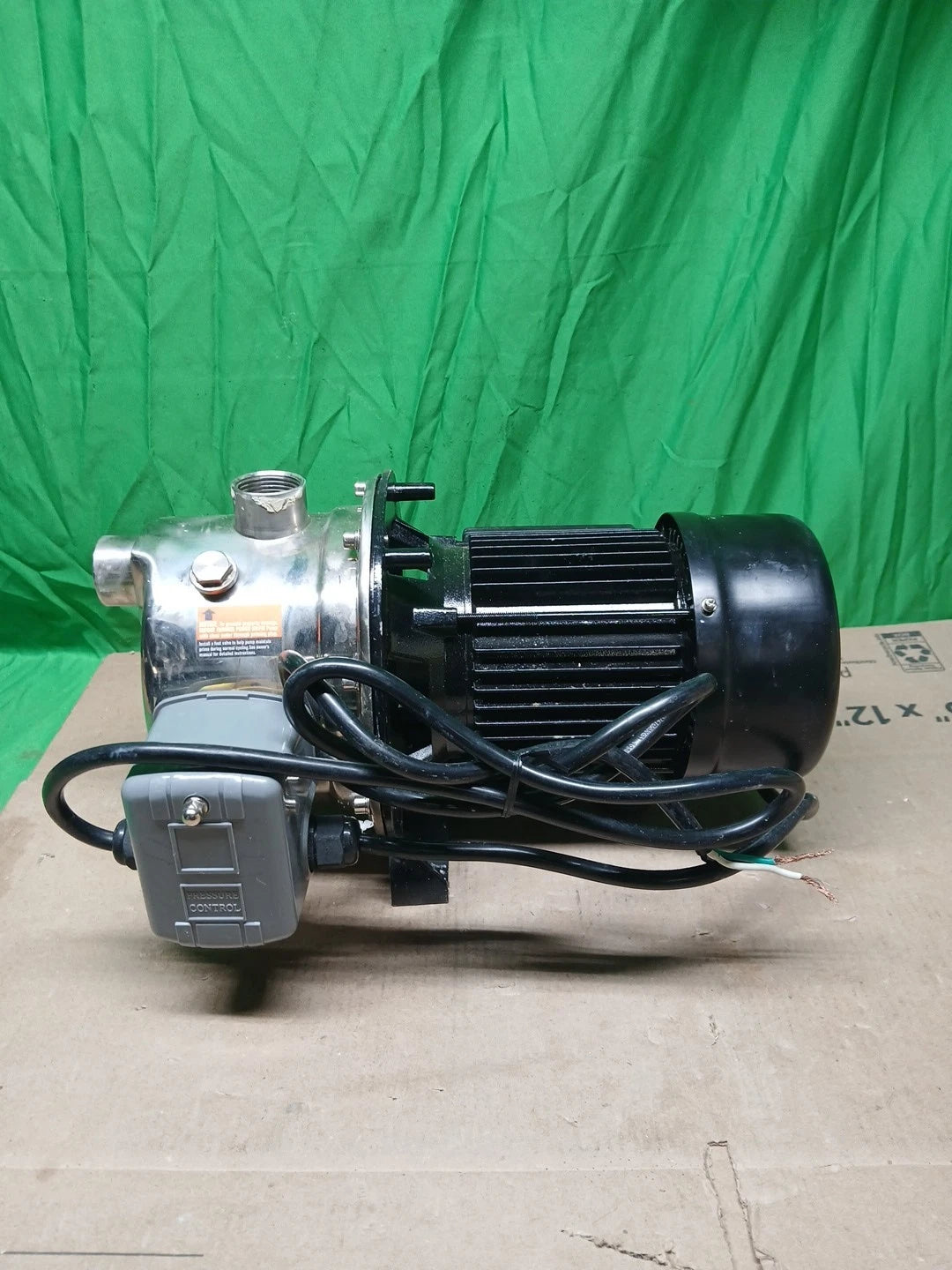 Vevor 1HP SUS304 Stainless Steel Shallow Well Jet Pump 115-Volt 18.5 GPM...