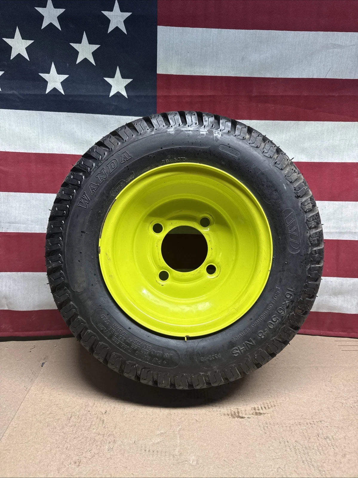 Rear Wheel And Tire For Ryobi Z30Li 80V Zero Turn Lawn Mower