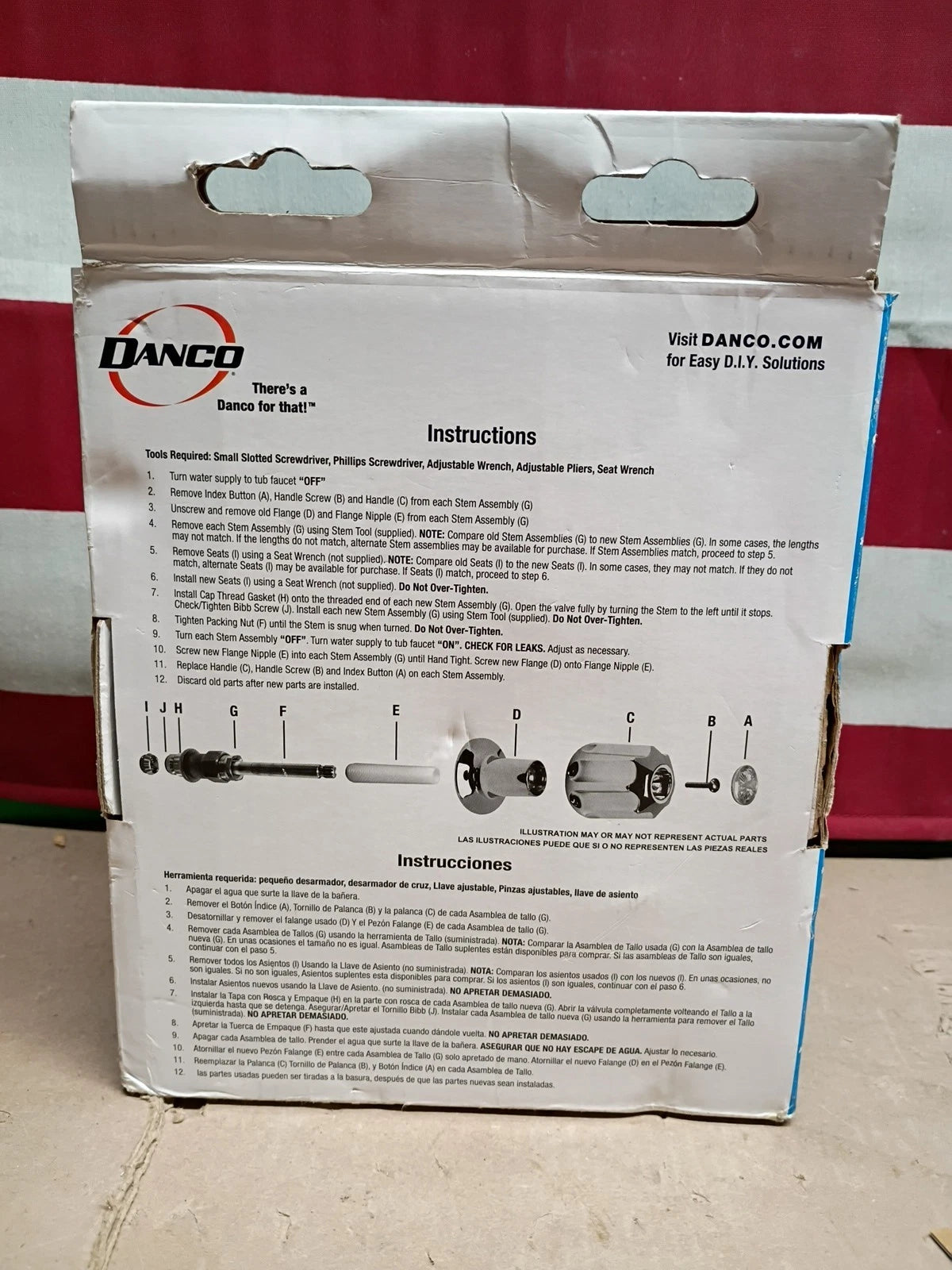 Danco 39619 Tub/Shower Remodeling Kit for Pfister Verve CHROME Open Box