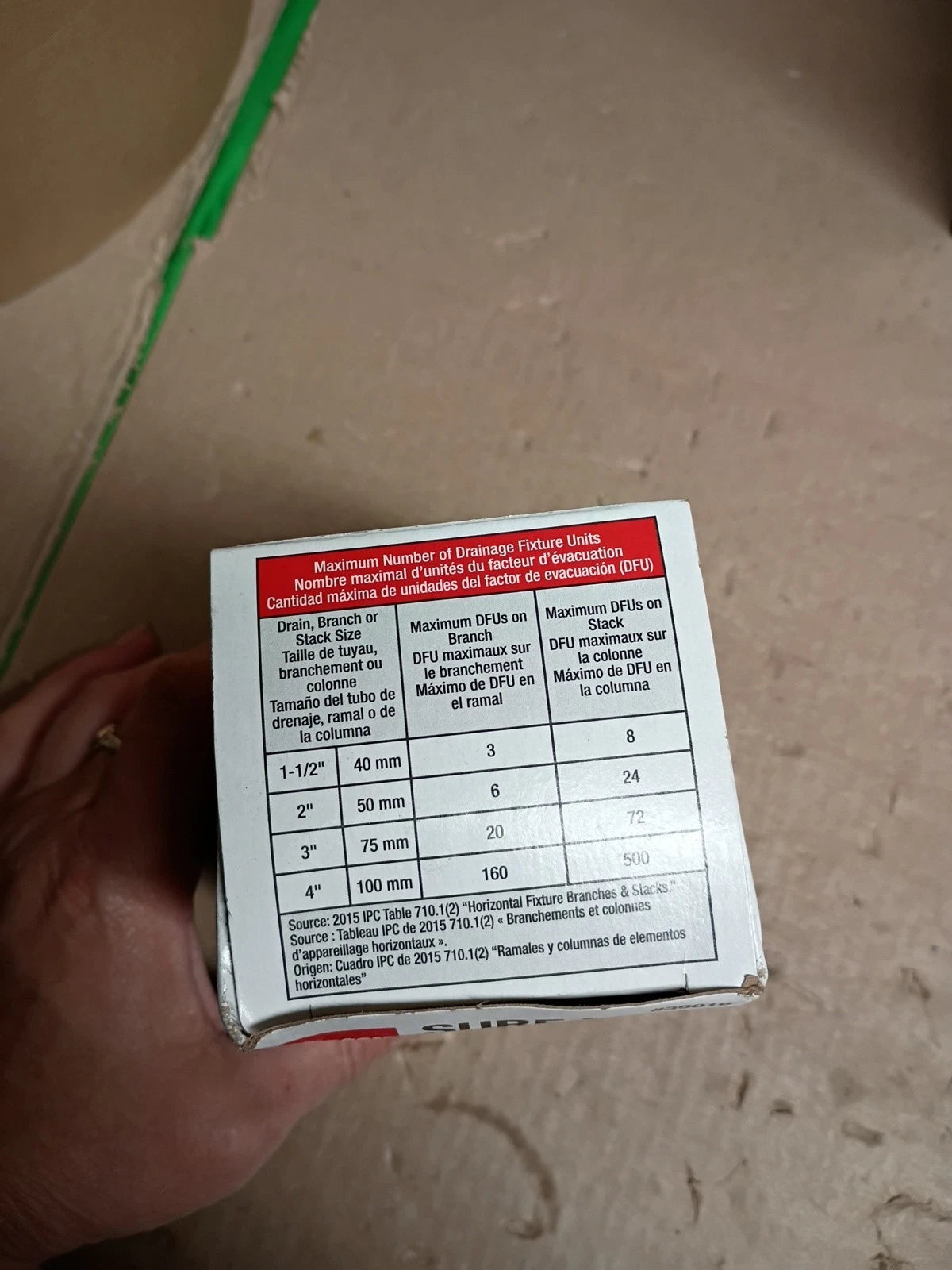 7pk Oatey 39016 Sure-Vent Air Admittance Valve PVC 1-1/2 New Open Box
