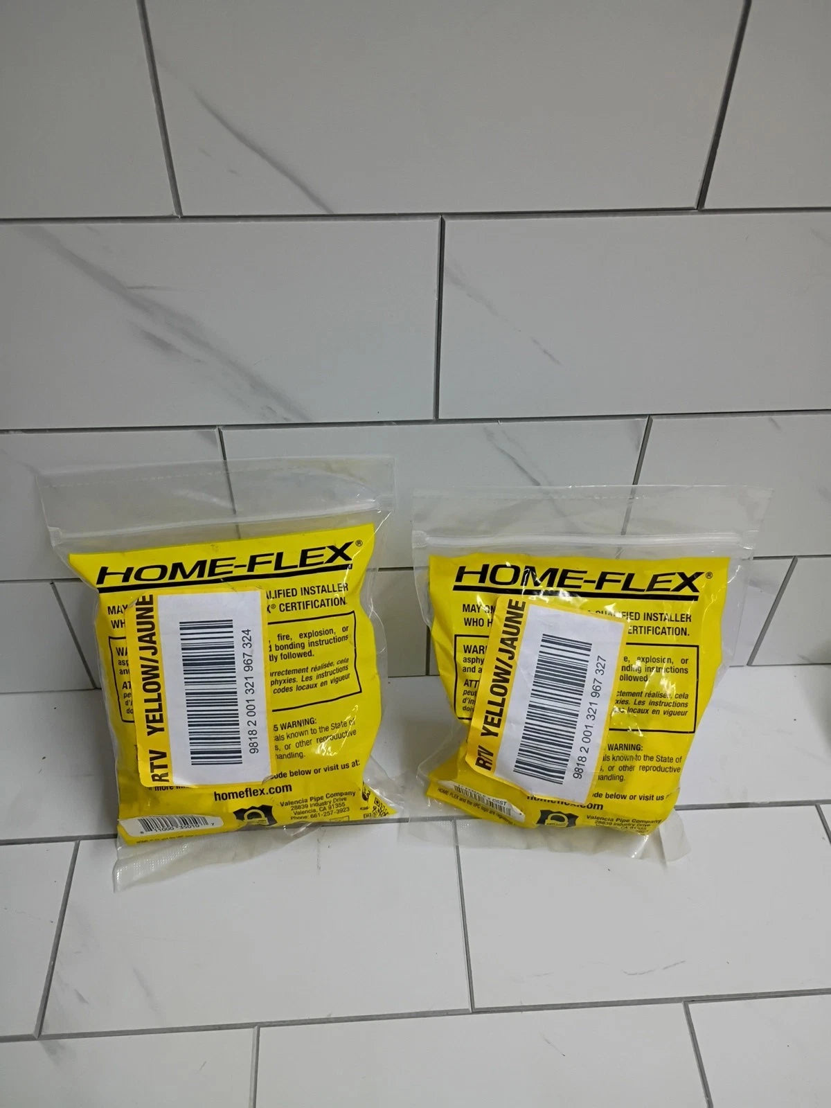2pk Home-Flex 811000350107 CSST x FIPT Female Adapter 1" Brass New Open Box