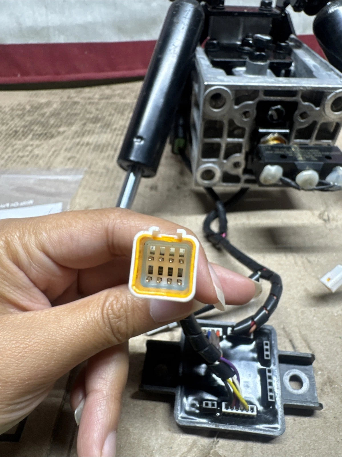 Joystick Assy w/ Sensors & Mixing Board . Ryobi Z30Li 80v Zero Turn Mower