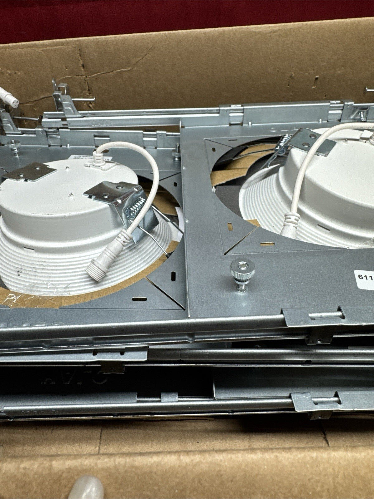 4Pack HALO RL 6 in. Color Select Canless Recessed LED Kit w/Mount Frame