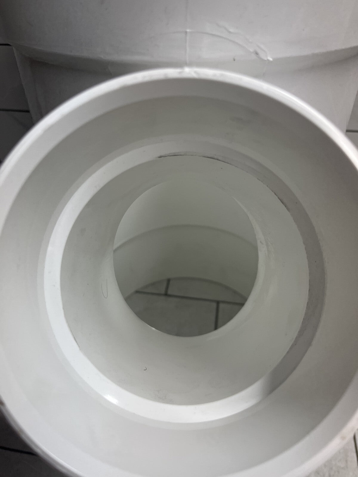 Charlotte Pipe PVC 00601 2800 8 in. x 8 in. x 4 in. PVC DWV Wye Reducing Fitting
